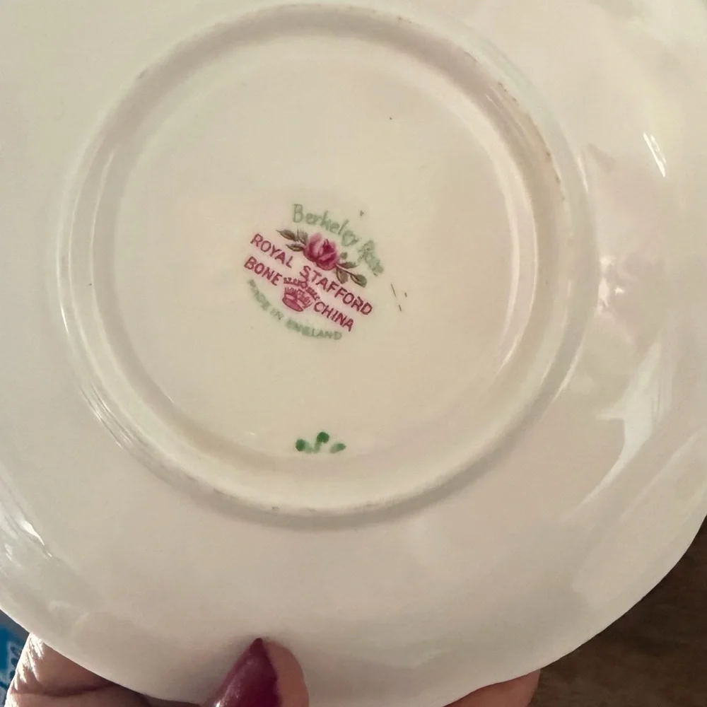 Royal Stafford Bone China Tea Cup & Saucer Set – Berkeley Rose – Vintage England